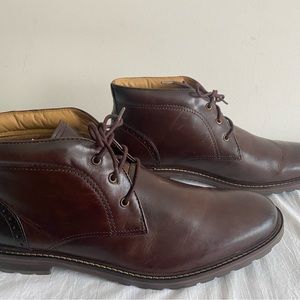 Mens FLORSHEIM Leather Boot Shoes Size 13 D Fenway Chukka Boots11875-215 NWOB